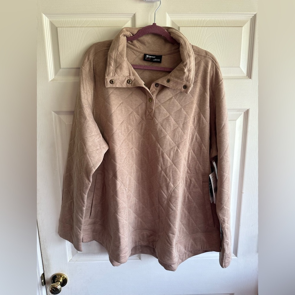 Marmot Women’s Long Sleeve Roice Quilted Pullover Size 3X